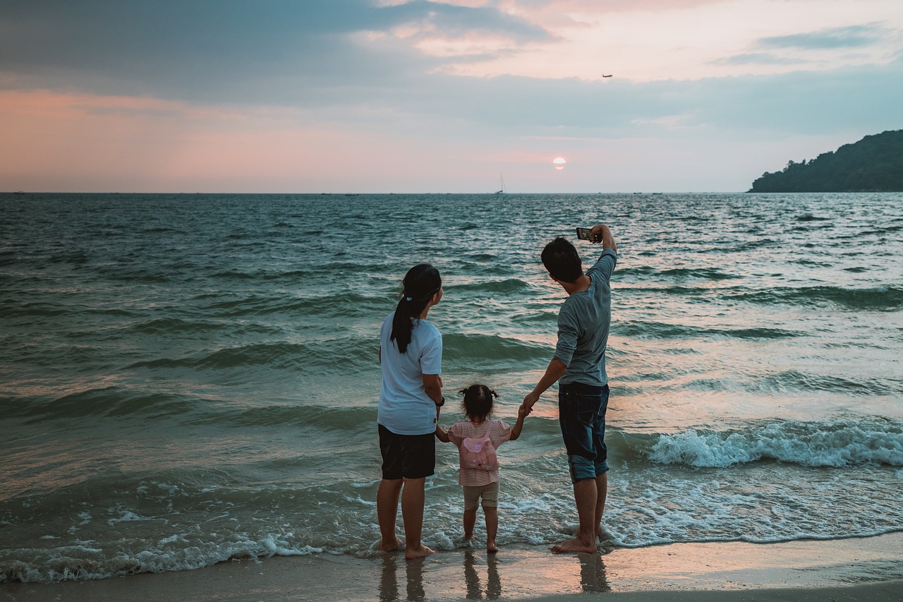 Beach Family